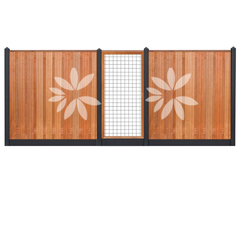 All-in pakket Hardhout Dronten 180x180cm incl. plaatsen 