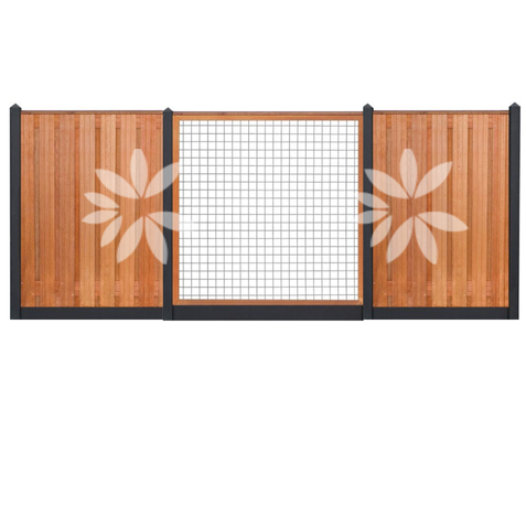 All-in pakket Hardhout Dronten 180x180cm incl. plaatsen 
