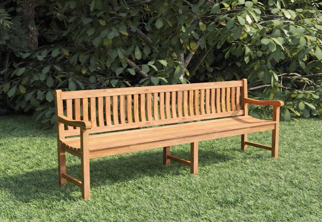 Tuinbank Bretagne teak L180xB51xH91cm