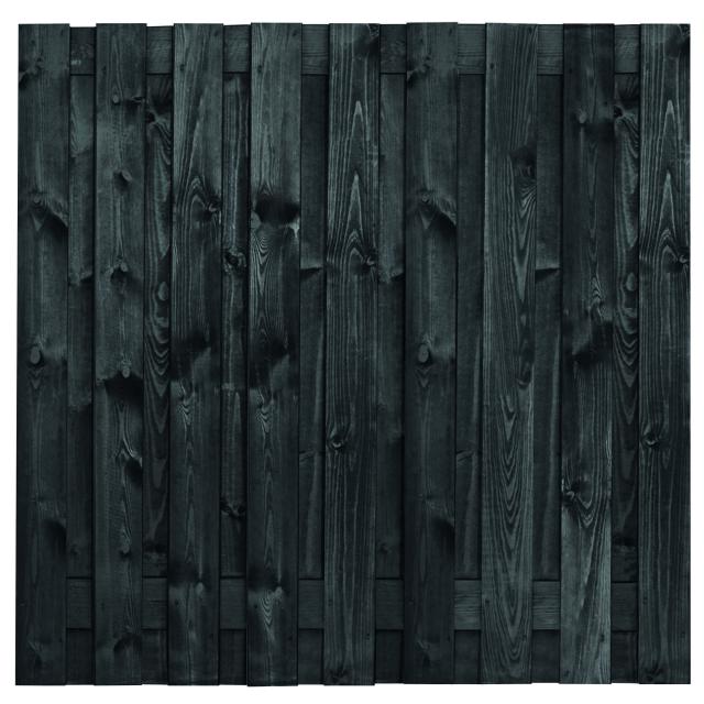 Tuinscherm Koblenz zwart gespoten 180x180cm