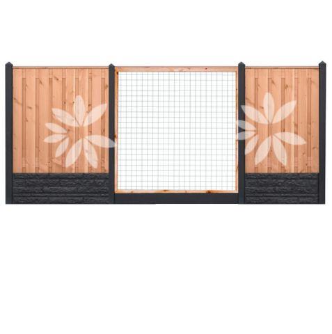 All-in pakket Lariks Douglas Zwarte Woud 150x180cm met motief incl. plaatsen 