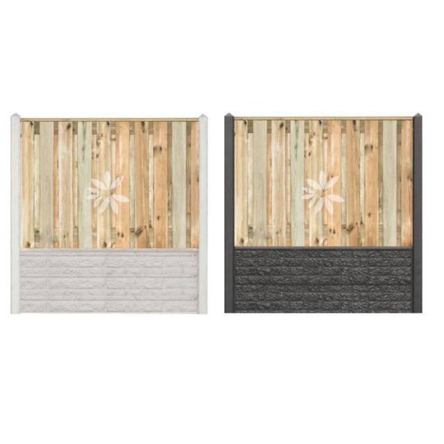 All-in pakket Grenen Enschede 130x180cm met motief losse materialen