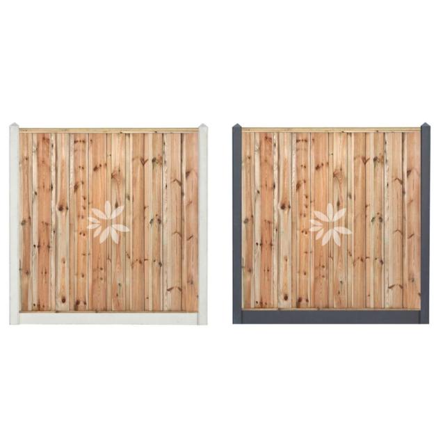All-in pakket Grenen Monaco ( dicht ) 180x180cm losse materialen