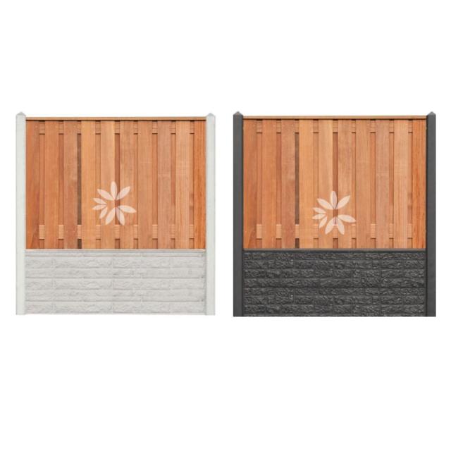 All-in pakket Hardhout Dronten 130x180cm met motief losse materialen