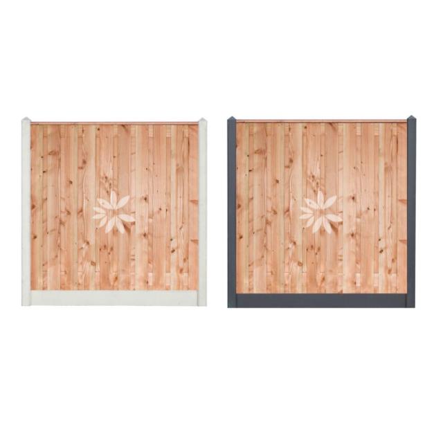 All-in pakket Lariks Douglas Zwarte Woud 180x180cm losse materialen