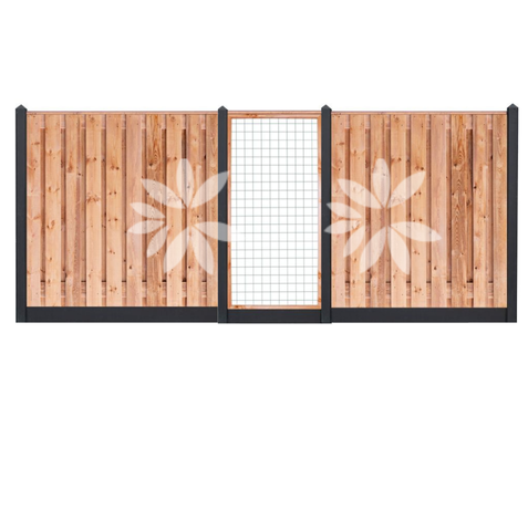 All-in pakket Casablanca Red Class Wood 180x180cm incl. plaatsen 