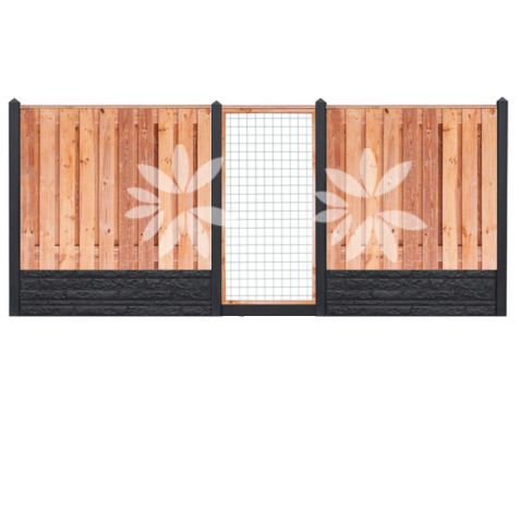 All-in pakket Casablanca Red Class Wood 150x180cm met motief incl. plaatsen 