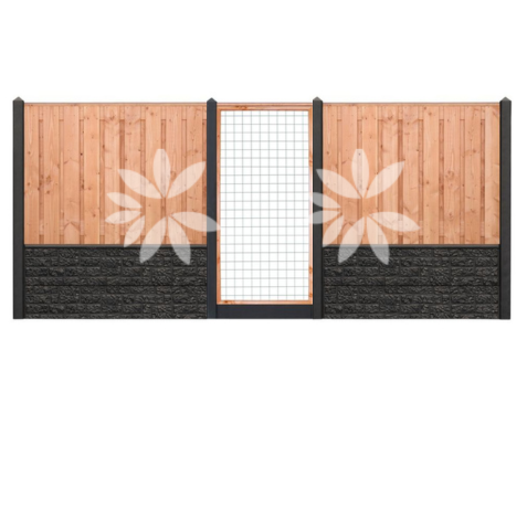 All-in pakket Casablanca Red Class Wood 130x180cm met motief incl. plaatsen 