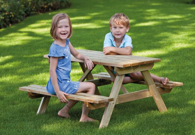 Kinderpicknicktafel geimpregneerd vuren