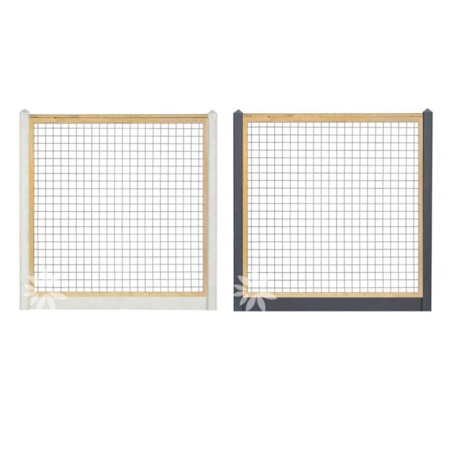 All-in pakket gaas scherm Grenen kader 180x180cm losse materialen