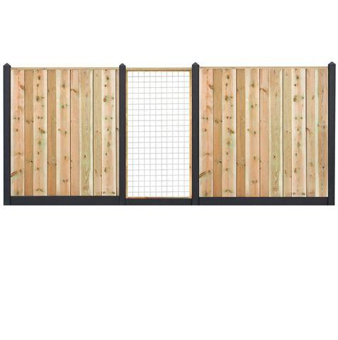 All-in pakket Grenen Twente ( dicht ) 180x180cm incl. plaatsen 