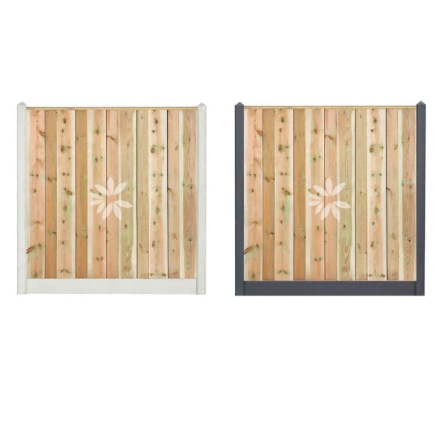 All-in pakket Grenen Twente ( dicht ) 180x180cm losse materialen