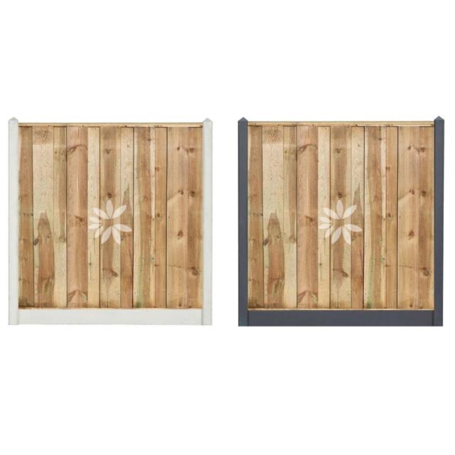 All-in pakket Grenen Losser ( dicht ) 180x180cm incl. plaatsen