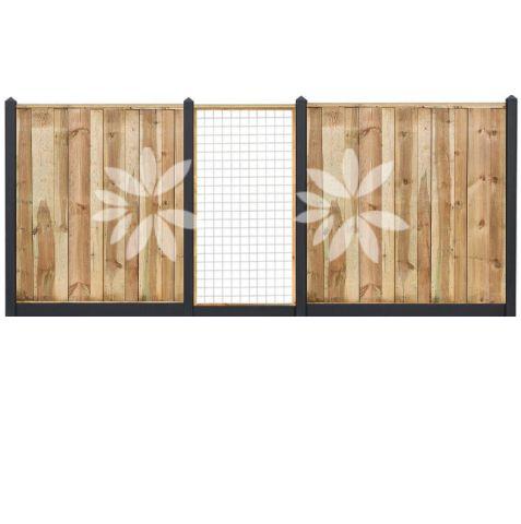 All-in pakket Grenen Losser ( dicht ) 180x180cm losse materialen 