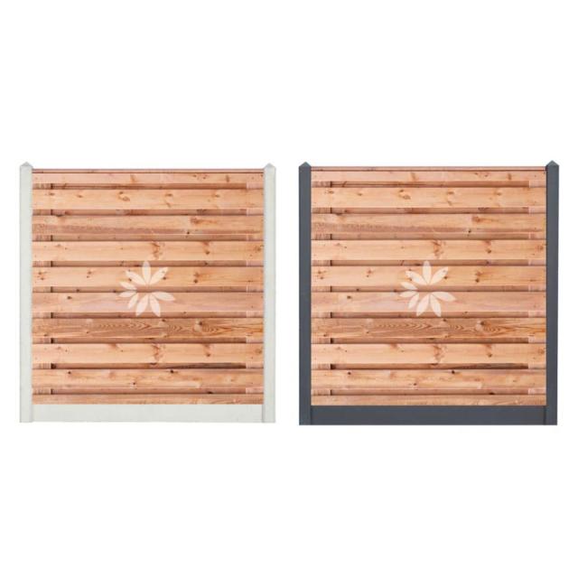 All-in pakket horizontaal Red Class Wood Zagora 180x180cm losse materialen