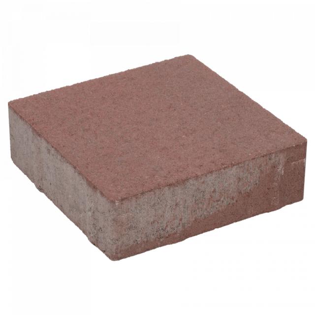 Excluton Exclukera 20x20x6cm KOMO Rood-Bruin met deklaag