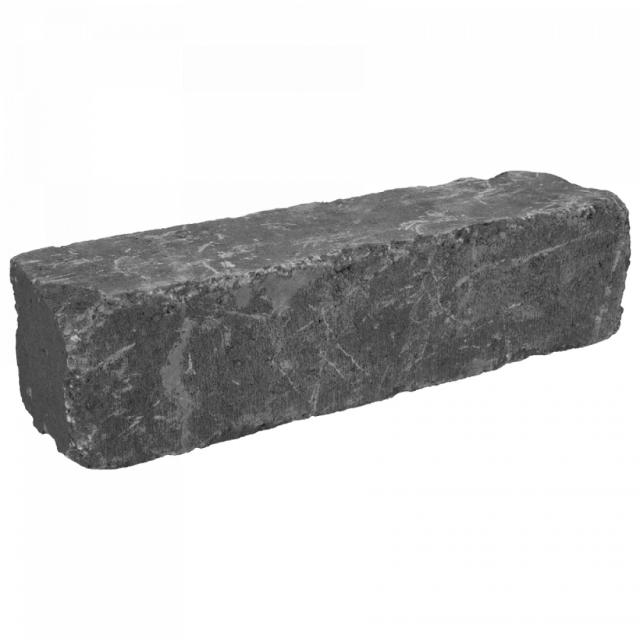 Excluton Linia Excellence Getrommeld 15x15x60cm Grijs/Zwart