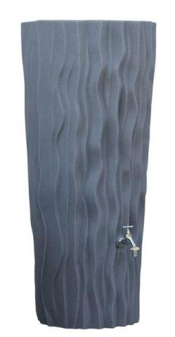 160 liter regenton grijs Flower