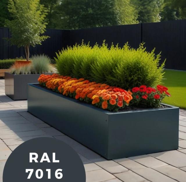 Maatwerk stalen plantenbak