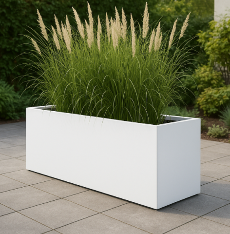 Maatwerk aluminium plantenbak