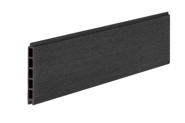 Purafence classic composiet plank glad Ebony Black L182cm