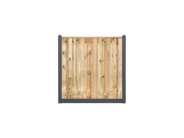 Geimpregneerd Grenen Enschede 180x180cm antraciet