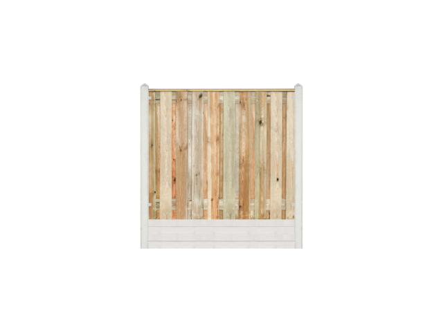 Geimpregneerd Grenen Enschede 150x180cm wit/grijs