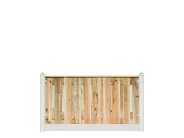 Geimpregneerd Grenen Enschede 90x180cm wit/grijs