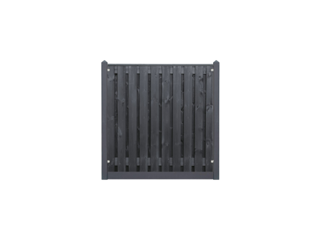 Zwart Gespoten Stuttgard 180x180cm antraciet