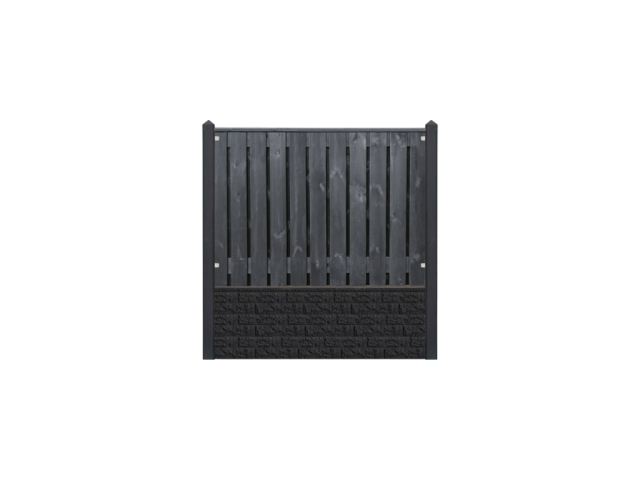 Zwart Gespoten Stuttgard 130x180cm gecoat