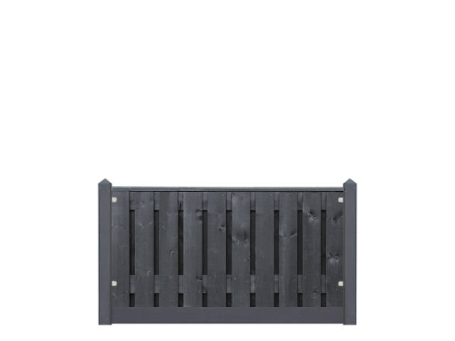 Zwart Gespoten Stuttgard 90x180cm antraciet