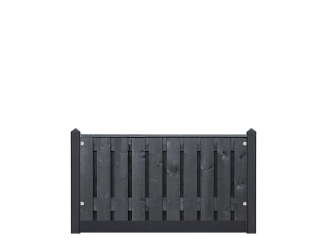 Zwart Gespoten Stuttgard 90x180cm gecoat