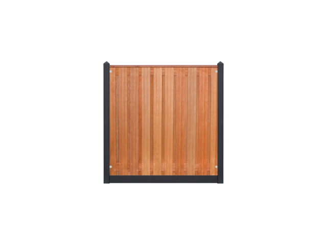 Hardhout Dronten 180x180cm gecoat