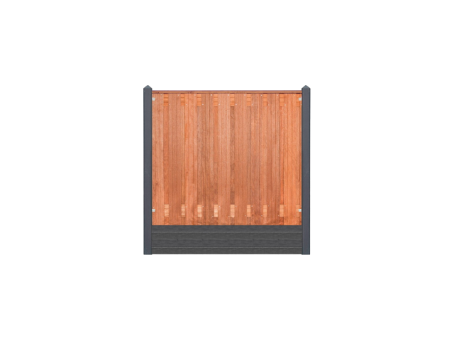 Hardhout Dronten 150x180cm antraciet