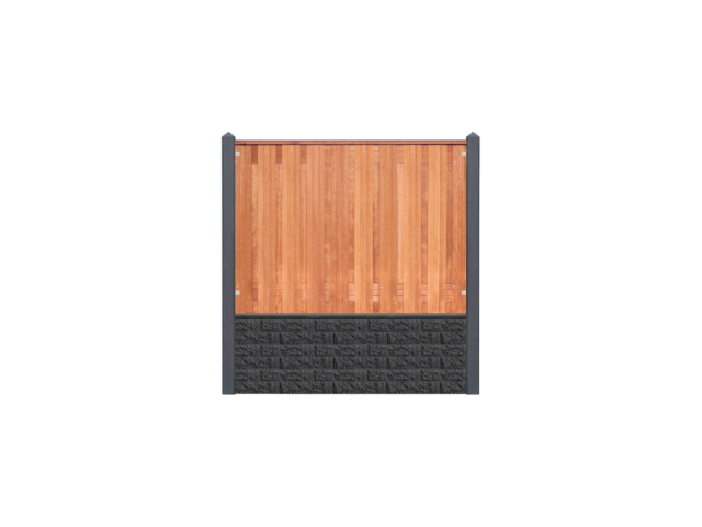 Hardhout Dronten 130x180cm antraciet