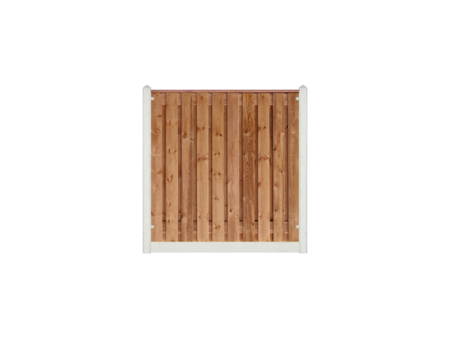 Bruin Geimpregneerd Zurich 180x180cm wit/grijs