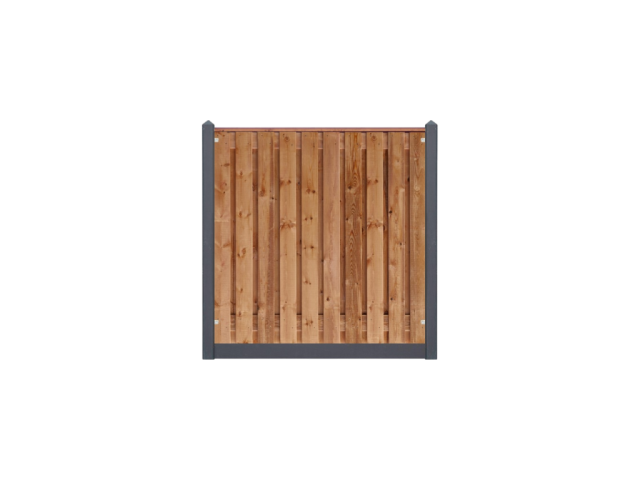 Bruin Geimpregneerd Zurich 180x180cm antraciet