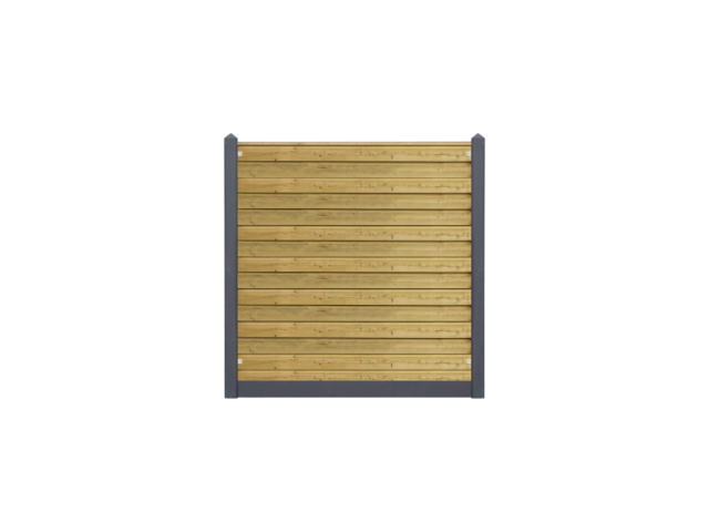 Geimpregneerd Vuren rabatdelen 180x180cm antraciet