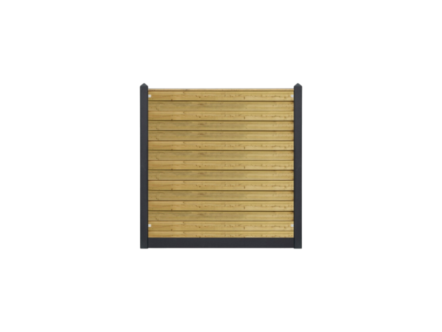 Geimpregneerd Vuren rabatdelen 180x180cm gecoat