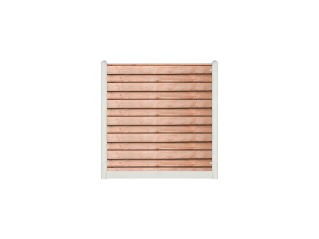 Lariks/Douglas potdekselplanken 180x180cm wit/grijs