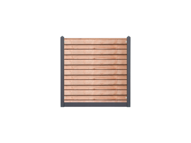 Lariks/Douglas potdekselplanken 180x180cm antraciet