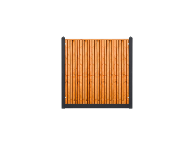 Red Class Wood Tripleprofiel 180x180cm gecoat