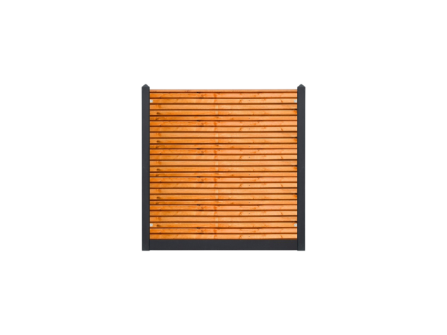 Red Class Wood Tripleprofiel 180x180cm gecoat HORIZONTAAL