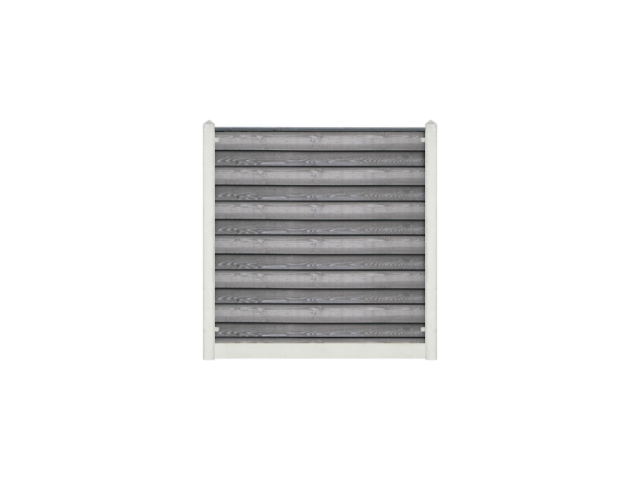 Zwart Gespoten potdekselplanken 180x180cm wit/grijs