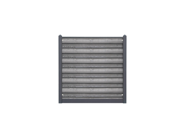 Zwart Gespoten potdekselplanken 180x180cm antraciet