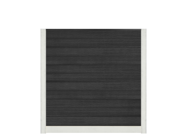 All-in pakket Composiet-beton Classic Ebony Black 180x180cm