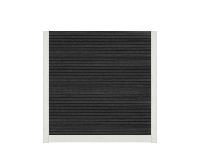 All-in pakket Composiet-beton Royal Ebony Black 180x180cm