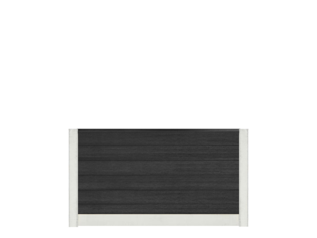 All-in pakket Composiet-beton Classic Ebony Black 90x180cm