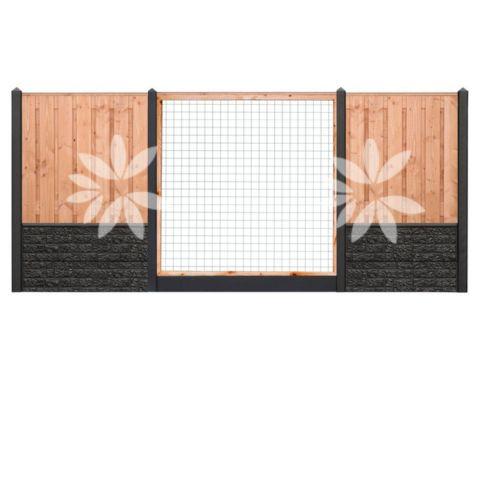 All-in pakket Lariks Douglas Zwarte Woud 130x180cm met motief incl. plaatsen 